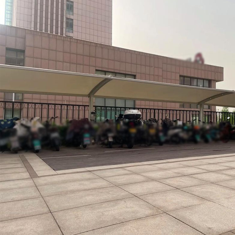 鹤庆县膜结构电动车棚